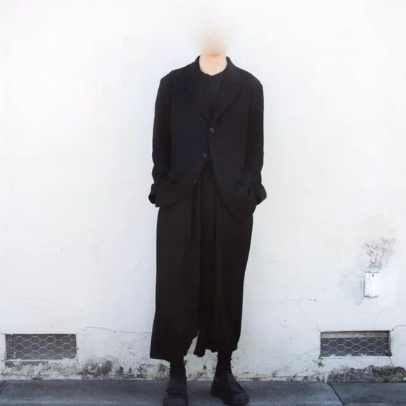 - Yohji Yamamoto POUR HOMME Regular and Regular Collar Blazer - - Picture 4 of 8